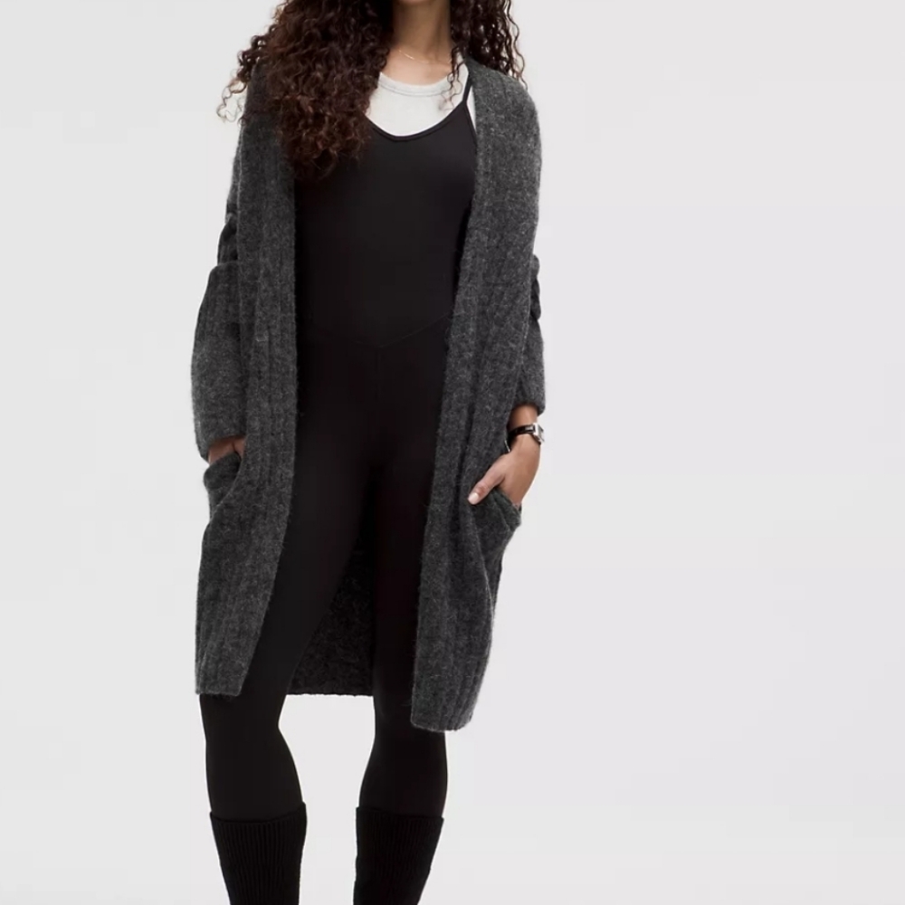 Lululemon Alpaca Wool-Blend Shawl-Collar Cardigan